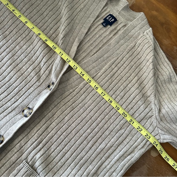 Gap Women's Beige Cardigan Sweater Ladies Large - Picture 5 of 6